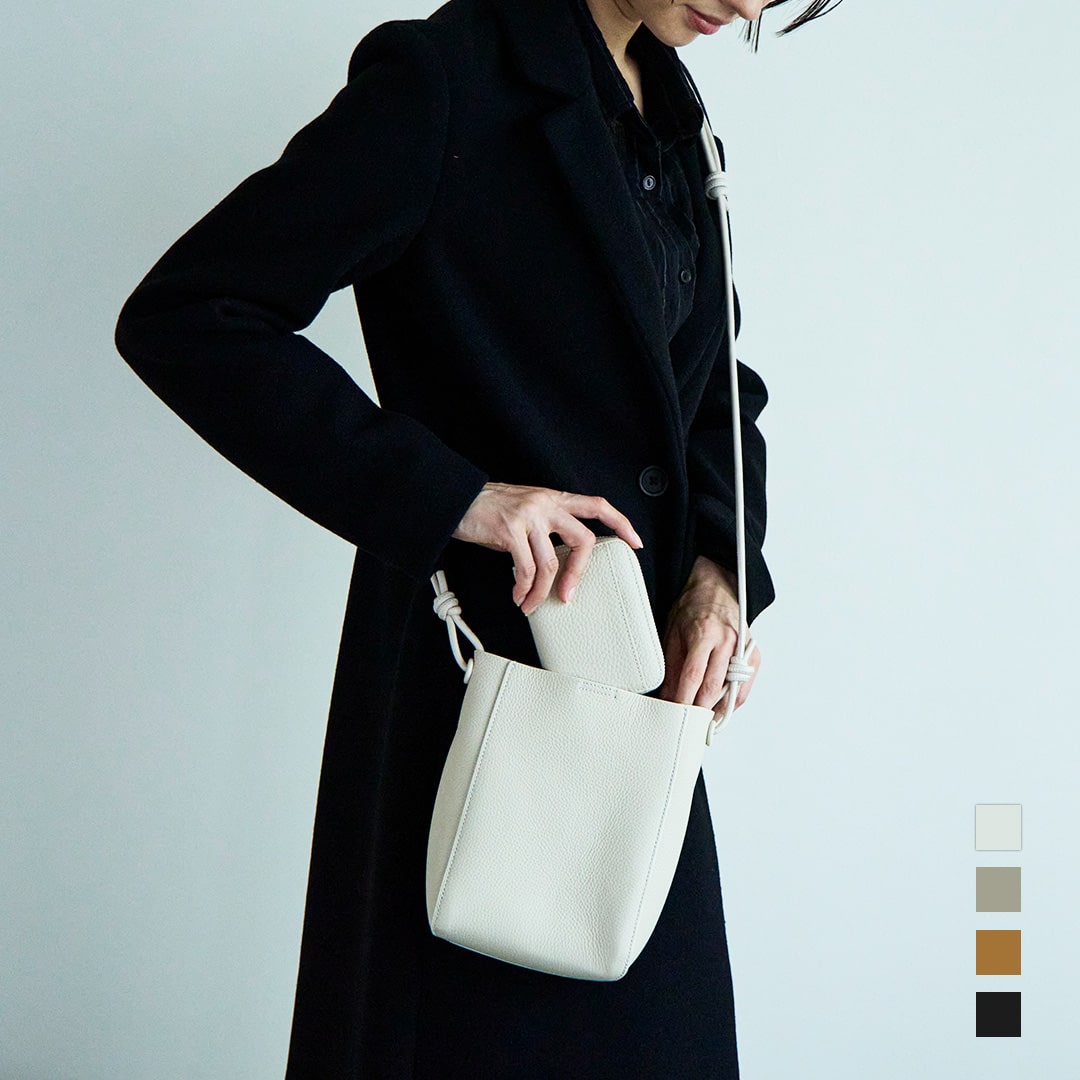 本革ショルダーバッグ/ミニ財布