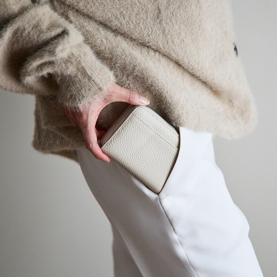 本革ショルダーバッグ/ミニ財布