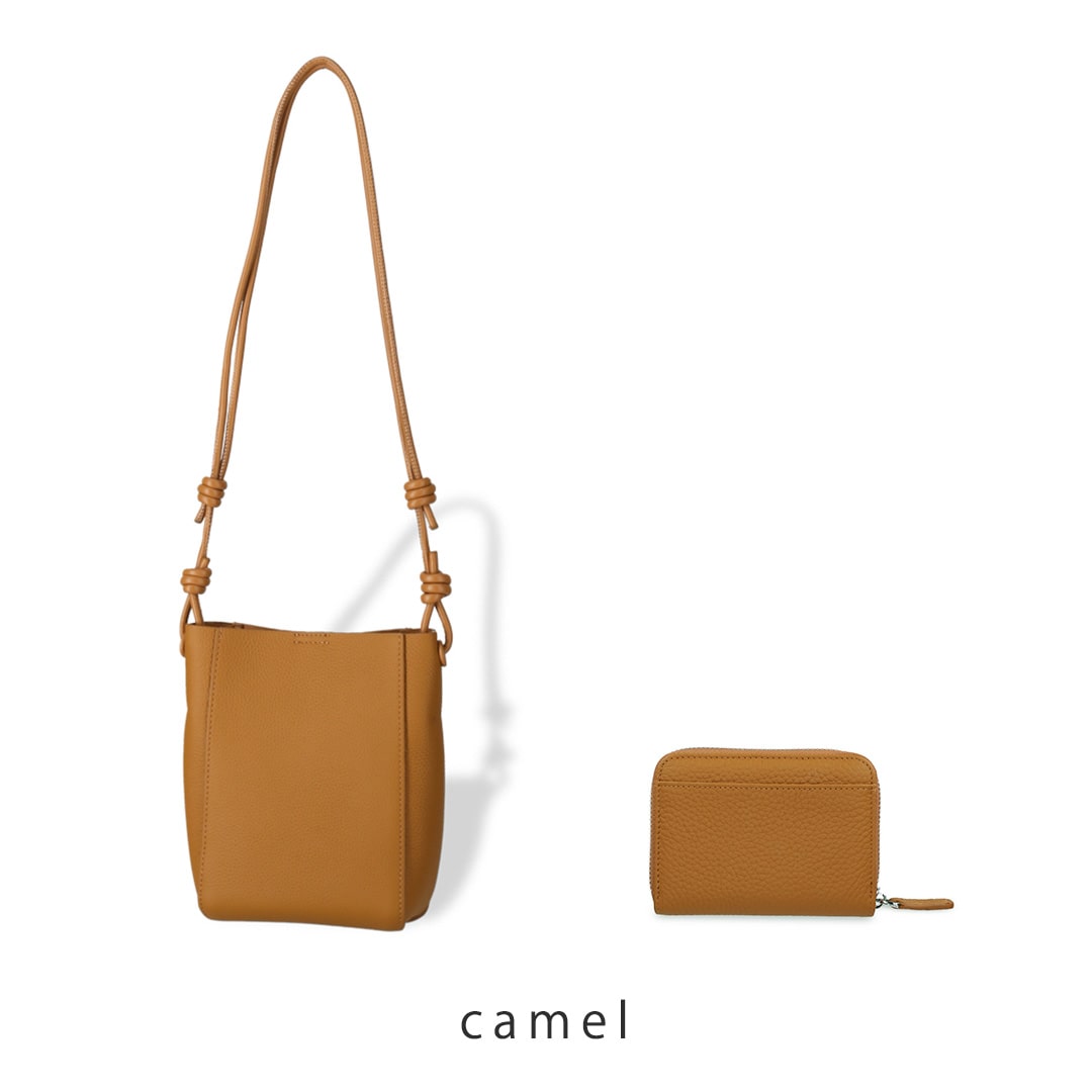 本革ショルダーバッグ/ミニ財布